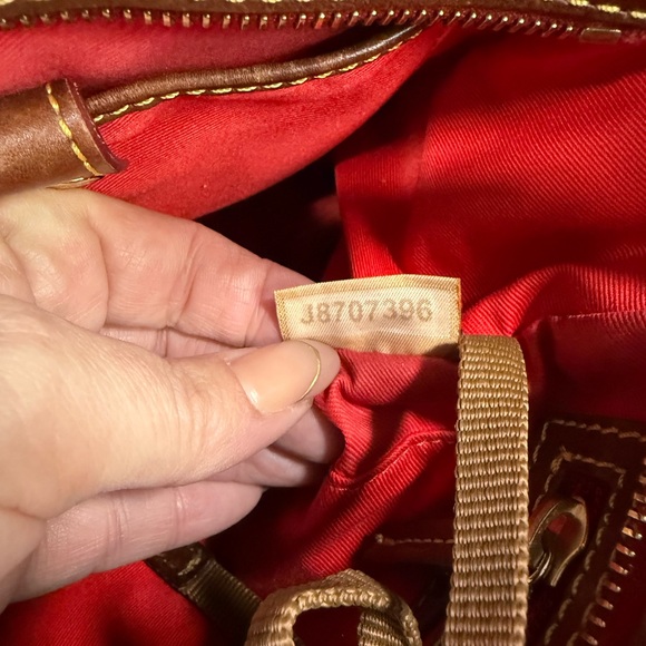 Dooney & Bourke Florentine Leather Satchel – Brown, Tassels, Crossbody Strap - Picture 15 of 15